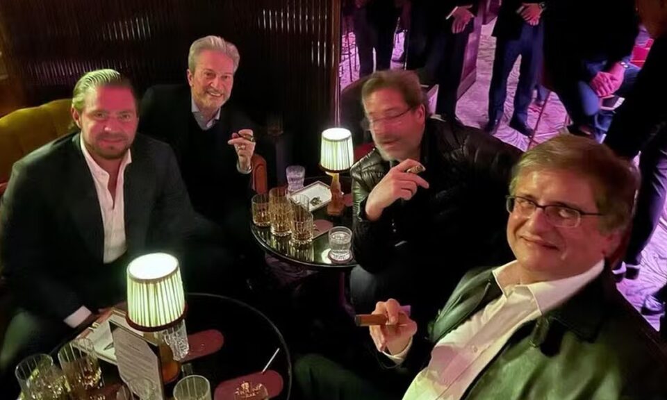 PF encontra vídeo de Gonet e Andrei em festa do Banco Master em Londres