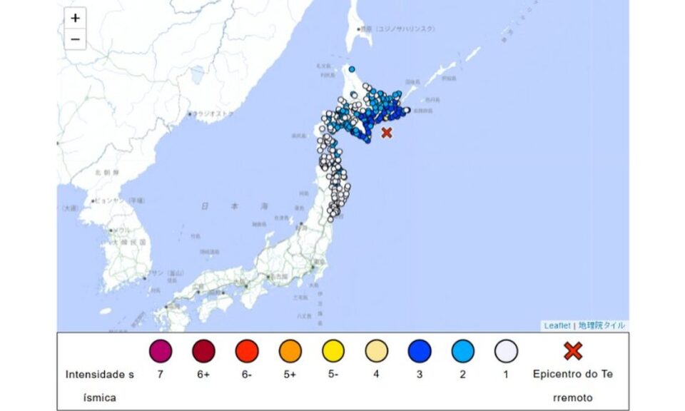 Japão emite por engano alerta de terremoto de magnitude 9,9 e cancela em 8 minutos