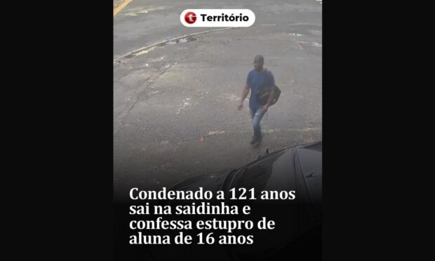 Condenado a 121 anos confessa estupro de estudante durante saidinha no Rio