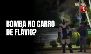 GATE revista carro da equipe de Flávio após alerta de bomba na Band