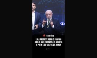 Lula condiciona abertura de sigilo da família a gesto de Flávio Bolsonaro
