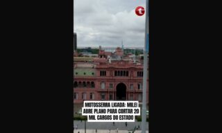 Milei abre plano de demissão voluntária que alcança 20 mil servidores