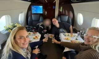 Lulinha aparece com Roberta Luchsinger em jatinho de mais de US$ 20 milhões