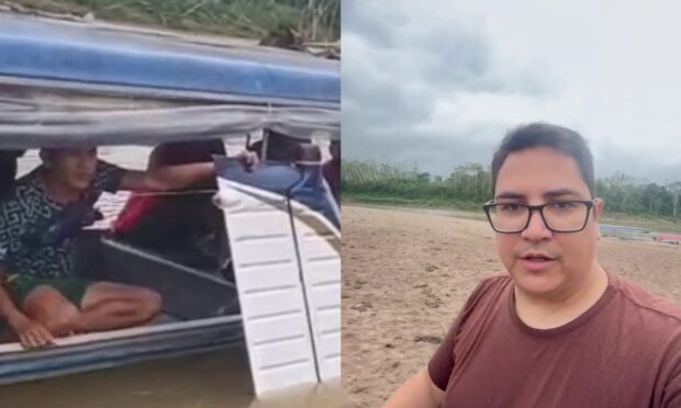 Piloto pousa monomotor no rio Purus após pane e salva quatro pessoas