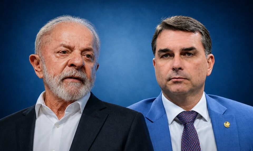 Três pesquisas põem Flávio à frente de Lula no segundo turno