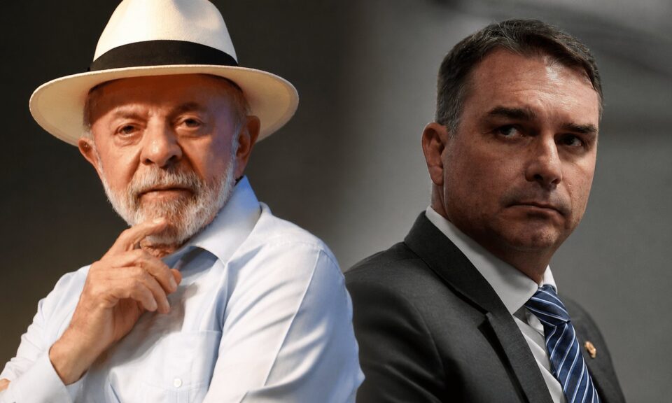 Três pesquisas põem Flávio à frente de Lula no segundo turno