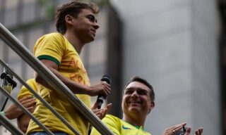 Flávio lidera motociata em BH com Nikolas e Cleitinho na véspera do 2º turno